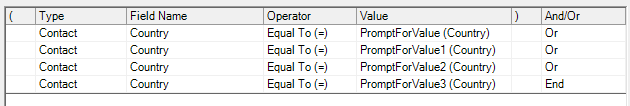 An interactive query